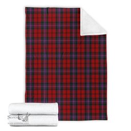 Scottish Kelly of Sleat Red Clan Tartan Blanket Tartan Plaid Sherpa Blanket Scottish Plaid Tartan Plaid - ScotsTee - scotstee.com