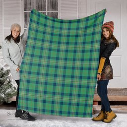 Scottish Kennedy Ancient Clan Tartan Blanket Tartan Plaid Sherpa Blanket Scottish Plaid Tartan Plaid - ScotsTee - scotstee.com
