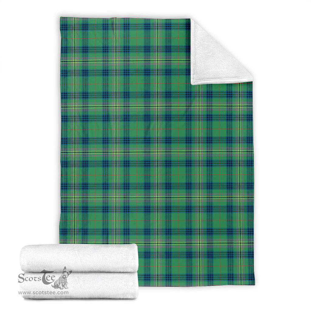 Scottish Kennedy Ancient Clan Tartan Blanket Tartan Plaid Sherpa Blanket Scottish Plaid Tartan Plaid - ScotsTee - scotstee.com