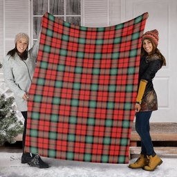 Scottish Kerr Ancient Clan Tartan Blanket Tartan Plaid Sherpa Blanket Scottish Plaid Tartan Plaid - ScotsTee - scotstee.com