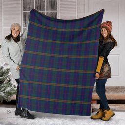 Scottish Jenkins of Wales Clan Tartan Blanket Tartan Plaid Sherpa Blanket Scottish Plaid Tartan Plaid - ScotsTee - scotstee.com