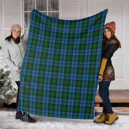 Scottish Kerr Hunting Clan Tartan Blanket Tartan Plaid Sherpa Blanket Scottish Plaid Tartan Plaid - ScotsTee - scotstee.com