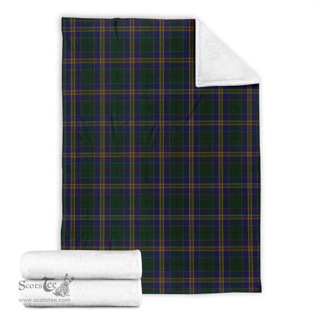 Scottish Kilkenny County Ireland Clan Tartan Blanket Tartan Plaid Sherpa Blanket Scottish Plaid Tartan Plaid - ScotsTee - scotstee.com