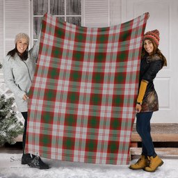 Scottish Lindsay Dress Red Clan Tartan Blanket Tartan Plaid Sherpa Blanket Scottish Plaid Tartan Plaid - ScotsTee - scotstee.com