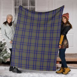 Scottish Kildare County Ireland Clan Tartan Blanket Tartan Plaid Sherpa Blanket Scottish Plaid Tartan Plaid - ScotsTee - scotstee.com