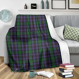 Scottish Hunter of Peebleshire Clan Tartan Blanket Tartan Plaid Sherpa Blanket Scottish Plaid Tartan Plaid - ScotsTee - scotstee.com