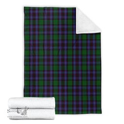 Scottish Hunter of Peebleshire Clan Tartan Blanket Tartan Plaid Sherpa Blanket Scottish Plaid Tartan Plaid - ScotsTee - scotstee.com