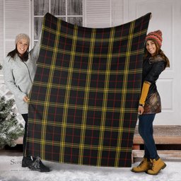 Scottish Gwynn Clan Tartan Blanket Tartan Plaid Sherpa Blanket Scottish Plaid Tartan Plaid - ScotsTee - scotstee.com