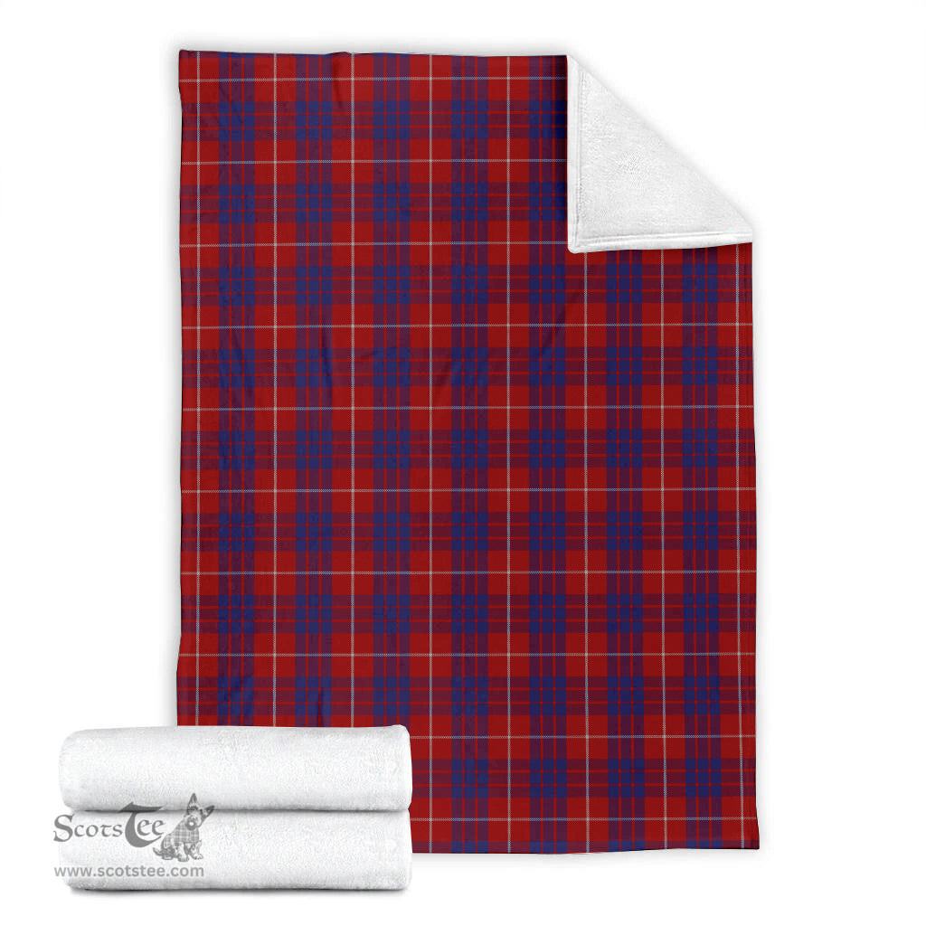 Scottish Hamilton Clan Tartan Blanket Tartan Plaid Sherpa Blanket Scottish Plaid Tartan Plaid - ScotsTee - scotstee.com