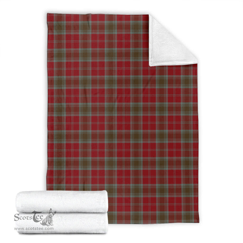 Scottish Lindsay Weathered Clan Tartan Blanket Tartan Plaid Sherpa Blanket Scottish Plaid Tartan Plaid - ScotsTee - scotstee.com