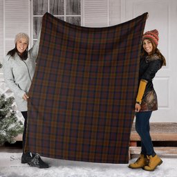 Scottish Laois County Ireland Clan Tartan Blanket Tartan Plaid Sherpa Blanket Scottish Plaid Tartan Plaid - ScotsTee - scotstee.com
