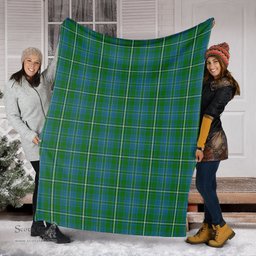 Scottish Hay Hunting Clan Tartan Blanket Tartan Plaid Sherpa Blanket Scottish Plaid Tartan Plaid - ScotsTee - scotstee.com
