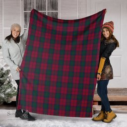 Scottish Lindsay Clan Tartan Blanket Tartan Plaid Sherpa Blanket Scottish Plaid Tartan Plaid - ScotsTee - scotstee.com