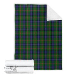 Scottish Jones Clan Tartan Blanket Tartan Plaid Sherpa Blanket Scottish Plaid Tartan Plaid - ScotsTee - scotstee.com
