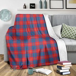 Scottish Galloway Red Clan Tartan Blanket Tartan Plaid Sherpa Blanket Scottish Plaid Tartan Plaid - ScotsTee - scotstee.com