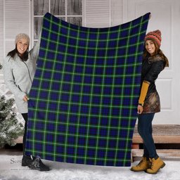 Scottish Lamont Modern Clan Tartan Blanket Tartan Plaid Sherpa Blanket Scottish Plaid Tartan Plaid - ScotsTee - scotstee.com