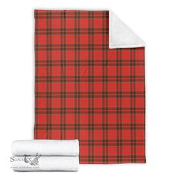 Scottish Grant Weathered Clan Tartan Blanket Tartan Plaid Sherpa Blanket Scottish Plaid Tartan Plaid - ScotsTee - scotstee.com