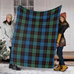 Scottish Guthrie Clan Tartan Blanket Tartan Plaid Sherpa Blanket Scottish Plaid Tartan Plaid - ScotsTee - scotstee.com