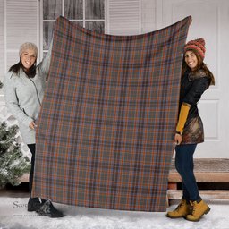 Scottish Leitrim County Ireland Clan Tartan Blanket Tartan Plaid Sherpa Blanket Scottish Plaid Tartan Plaid - ScotsTee - scotstee.com