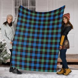 Scottish Guthrie Ancient Clan Tartan Blanket Tartan Plaid Sherpa Blanket Scottish Plaid Tartan Plaid - ScotsTee - scotstee.com