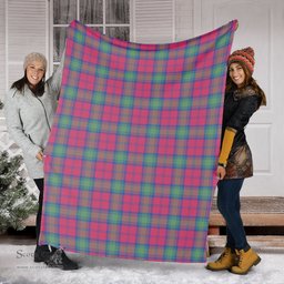 Scottish Lindsay Ancient Clan Tartan Blanket Tartan Plaid Sherpa Blanket Scottish Plaid Tartan Plaid - ScotsTee - scotstee.com