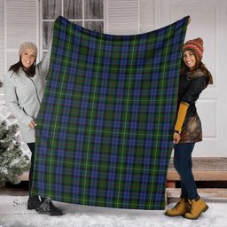 Scottish Gow Hunting Clan Tartan Blanket Tartan Plaid Sherpa Blanket Scottish Plaid Tartan Plaid - ScotsTee - scotstee.com