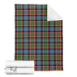 Scottish Glass Clan Tartan Blanket Tartan Plaid Sherpa Blanket Scottish Plaid Tartan Plaid - ScotsTee - scotstee.com