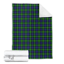 Scottish Gordon Modern Clan Tartan Blanket Tartan Plaid Sherpa Blanket Scottish Plaid Tartan Plaid - ScotsTee - scotstee.com