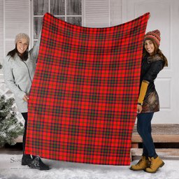 Scottish Matheson Modern Clan Tartan Blanket Tartan Plaid Sherpa Blanket Scottish Plaid Tartan Plaid - ScotsTee - scotstee.com