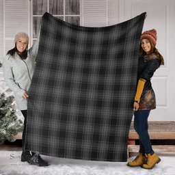 Scottish Stewart Mourning Clan Tartan Blanket Tartan Plaid Sherpa Blanket Scottish Plaid Tartan Plaid - ScotsTee - scotstee.com