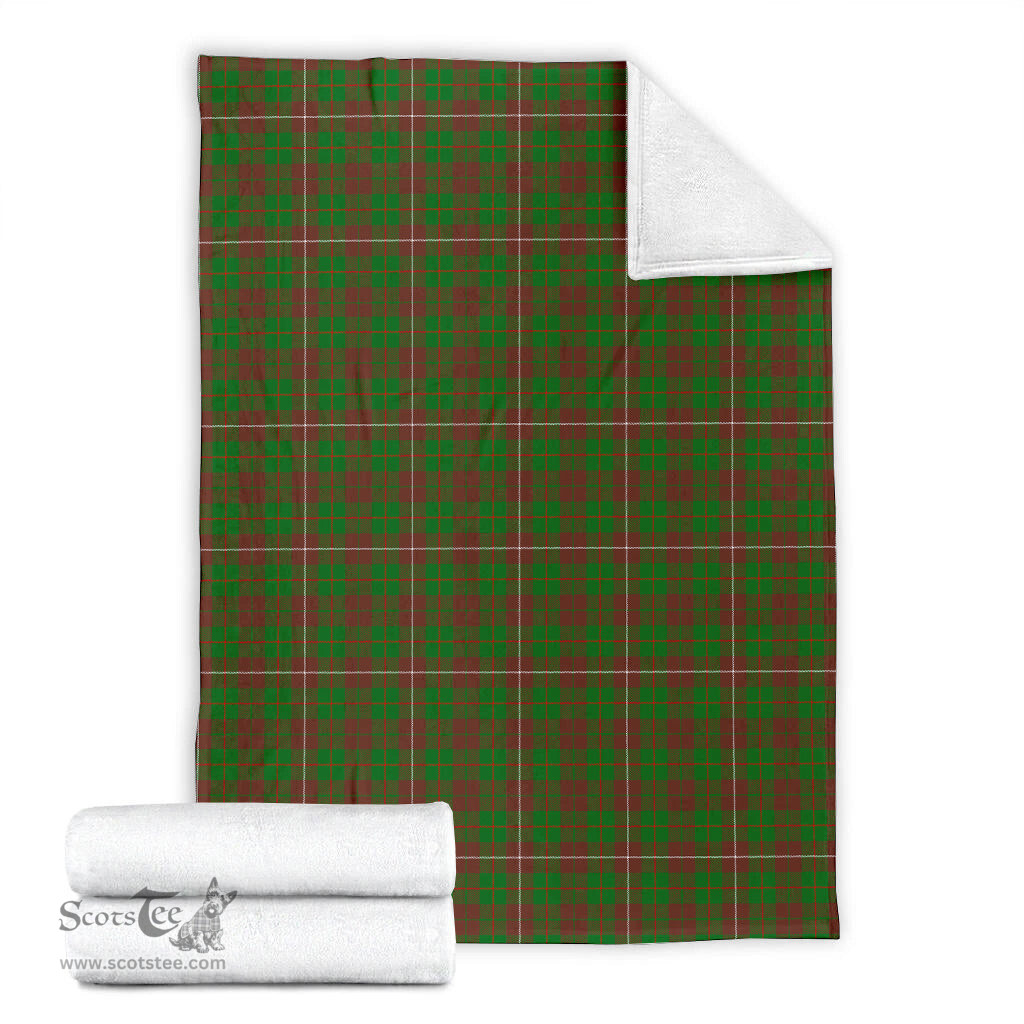 Scottish MacKinnon Hunting Modern Clan Tartan Blanket Tartan Plaid Sherpa Blanket Scottish Plaid Tartan Plaid - ScotsTee - scotstee.com