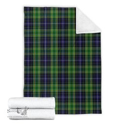 Scottish McKellar Clan Tartan Blanket Tartan Plaid Sherpa Blanket Scottish Plaid Tartan Plaid - ScotsTee - scotstee.com