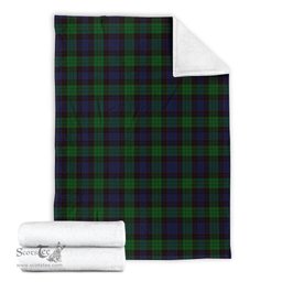 Scottish Stewart Old Clan Tartan Blanket Tartan Plaid Sherpa Blanket Scottish Plaid Tartan Plaid - ScotsTee - scotstee.com