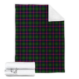 Scottish Urquhart Modern Clan Tartan Blanket Tartan Plaid Sherpa Blanket Scottish Plaid Tartan Plaid - ScotsTee - scotstee.com