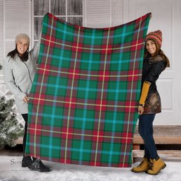 Scottish Manitoba Province Canada Clan Tartan Blanket Tartan Plaid Sherpa Blanket Scottish Plaid Tartan Plaid - ScotsTee - scotstee.com