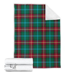 Scottish Manitoba Province Canada Clan Tartan Blanket Tartan Plaid Sherpa Blanket Scottish Plaid Tartan Plaid - ScotsTee - scotstee.com