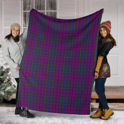 Scottish Wardlaw Clan Tartan Blanket Tartan Plaid Sherpa Blanket Scottish Plaid Tartan Plaid - ScotsTee - scotstee.com