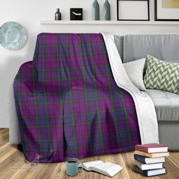 Scottish Wardlaw Clan Tartan Blanket Tartan Plaid Sherpa Blanket Scottish Plaid Tartan Plaid - ScotsTee - scotstee.com