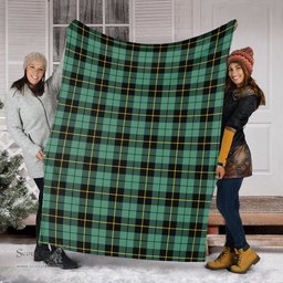 Scottish Wallace Hunting Ancient Clan Tartan Blanket Tartan Plaid Sherpa Blanket Scottish Plaid Tartan Plaid - ScotsTee - scotstee.com