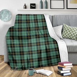 Scottish Wallace Hunting Ancient Clan Tartan Blanket Tartan Plaid Sherpa Blanket Scottish Plaid Tartan Plaid - ScotsTee - scotstee.com