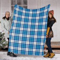 Scottish Roberton Clan Tartan Blanket Tartan Plaid Sherpa Blanket Scottish Plaid Tartan Plaid - ScotsTee - scotstee.com