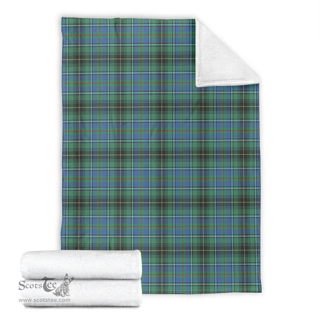 Scottish MacInnes Ancient Clan Tartan Blanket Tartan Plaid Sherpa Blanket Scottish Plaid Tartan Plaid - ScotsTee - scotstee.com