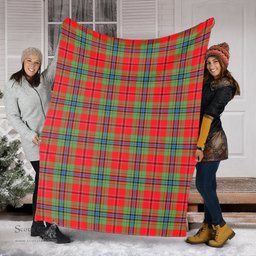 Scottish MacLean of Duart Modern Clan Tartan Blanket Tartan Plaid Sherpa Blanket Scottish Plaid Tartan Plaid - ScotsTee - scotstee.com