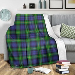 Scottish Meldrum Clan Tartan Blanket Tartan Plaid Sherpa Blanket Scottish Plaid Tartan Plaid - ScotsTee - scotstee.com