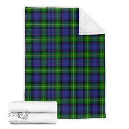 Scottish Meldrum Clan Tartan Blanket Tartan Plaid Sherpa Blanket Scottish Plaid Tartan Plaid - ScotsTee - scotstee.com