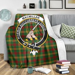 Scottish MacMillan Society of Glasgow Clan Tartan Blanket with Family Crest Tartan Plaid Sherpa Blanket Scottish Plaid Tartan Plaid - ScotsTee - scotstee.com