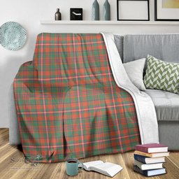 Scottish MacKinnon Ancient Clan Tartan Blanket Tartan Plaid Sherpa Blanket Scottish Plaid Tartan Plaid - ScotsTee - scotstee.com