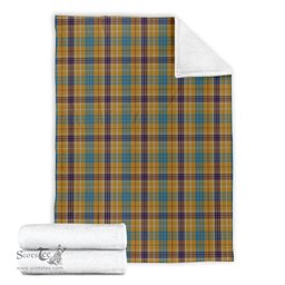 Scottish Ottawa Canada Clan Tartan Blanket Tartan Plaid Sherpa Blanket Scottish Plaid Tartan Plaid - ScotsTee - scotstee.com
