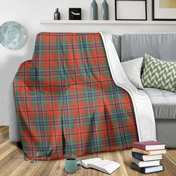 Scottish MacLean of Duart Ancient Clan Tartan Blanket Tartan Plaid Sherpa Blanket Scottish Plaid Tartan Plaid - ScotsTee - scotstee.com