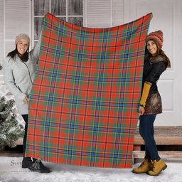 Scottish MacLean of Duart Ancient Clan Tartan Blanket Tartan Plaid Sherpa Blanket Scottish Plaid Tartan Plaid - ScotsTee - scotstee.com